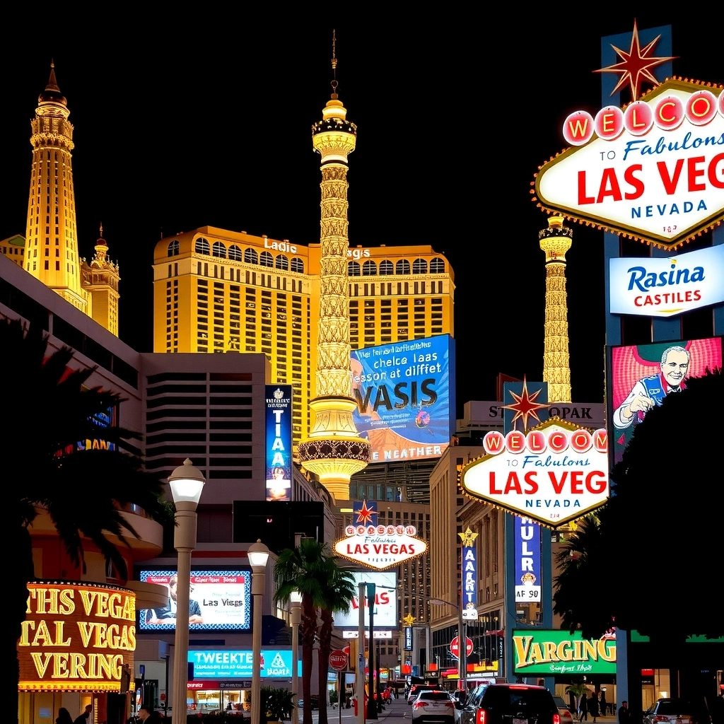 Лас-Вегас - столица развлечений и ярких огней