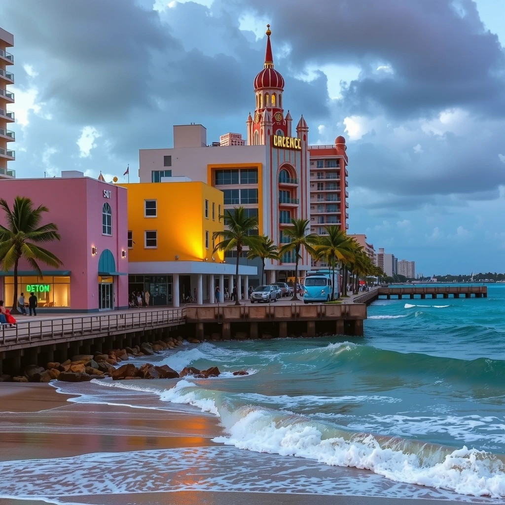 Майами - Саут-Бич и арт-деко район